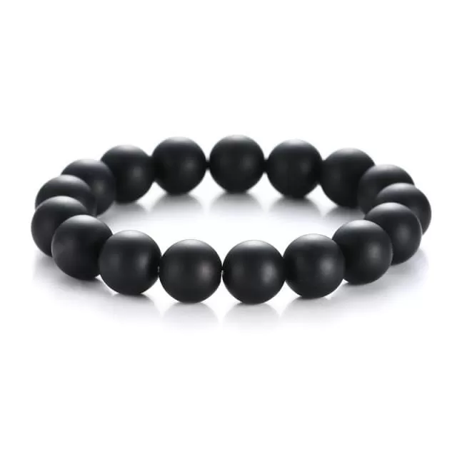 100% Natural Black Obsidian Bracelet