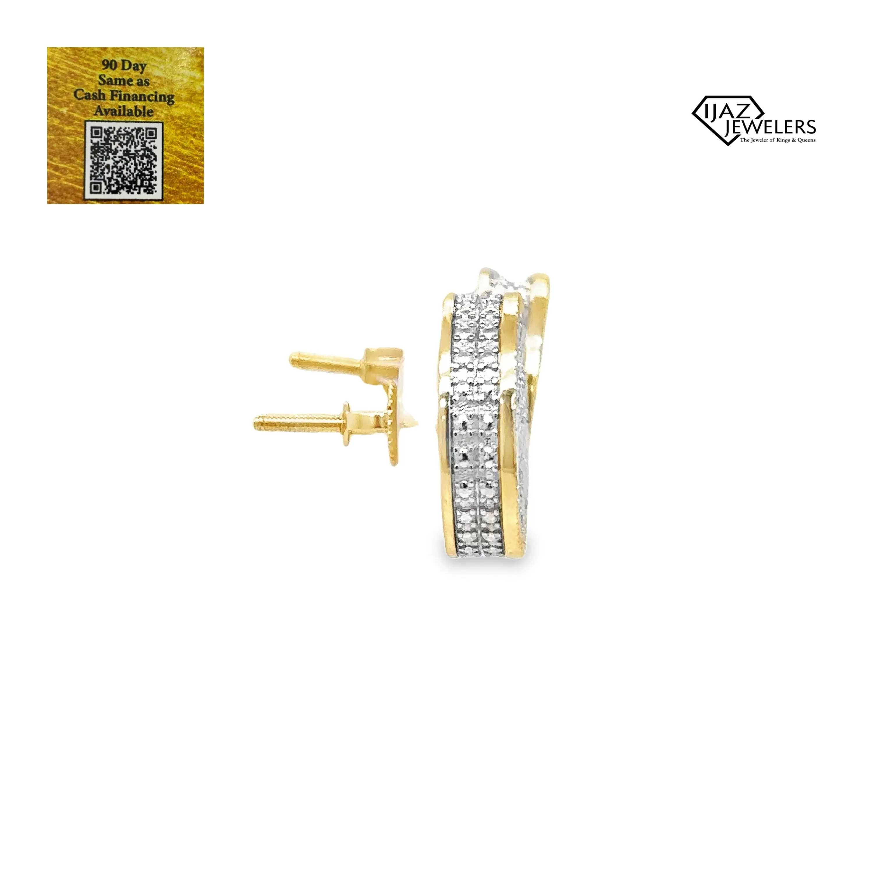 10K Gold 0.60 CTW Diamond Earrings