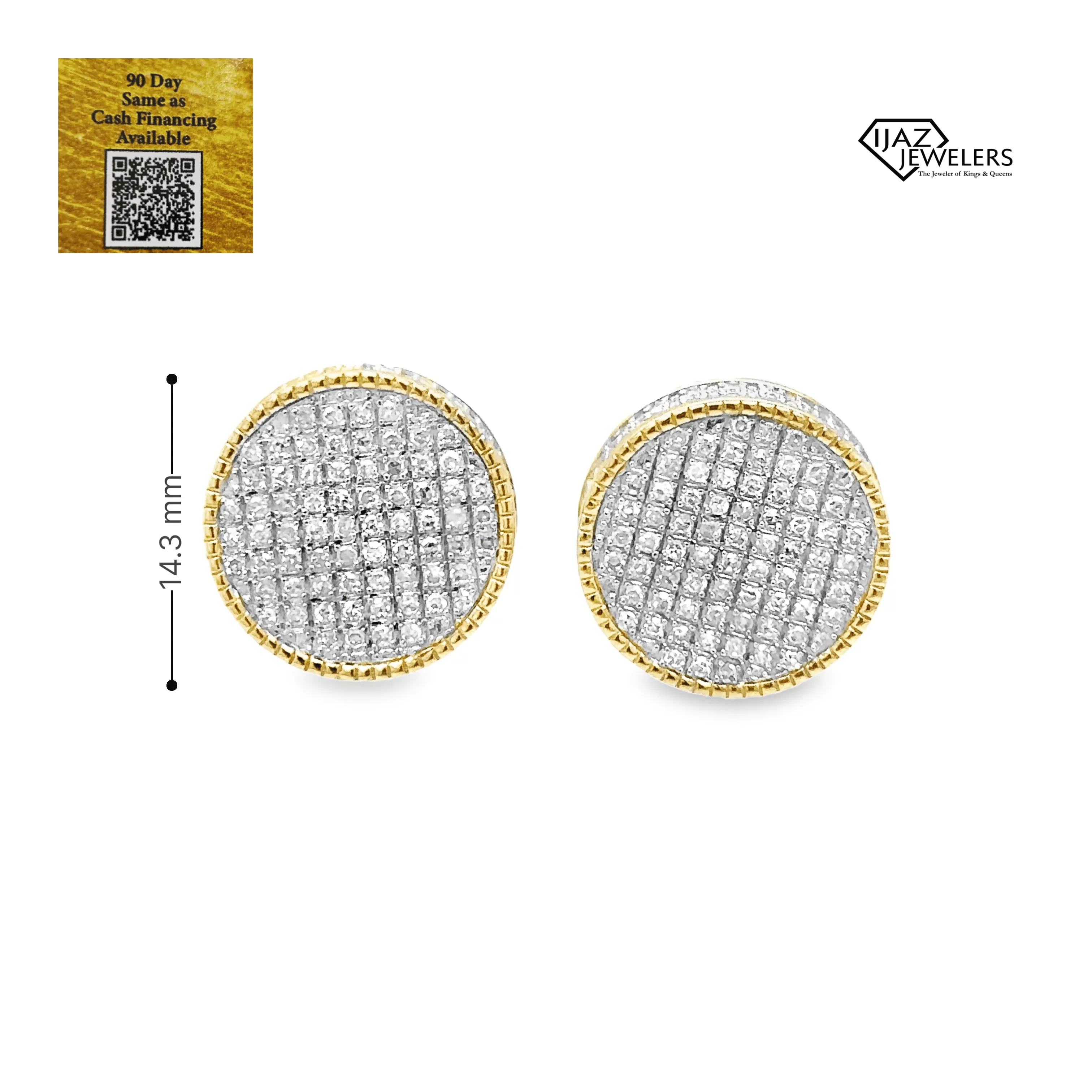 10K Gold 0.60 CTW Diamond Earrings