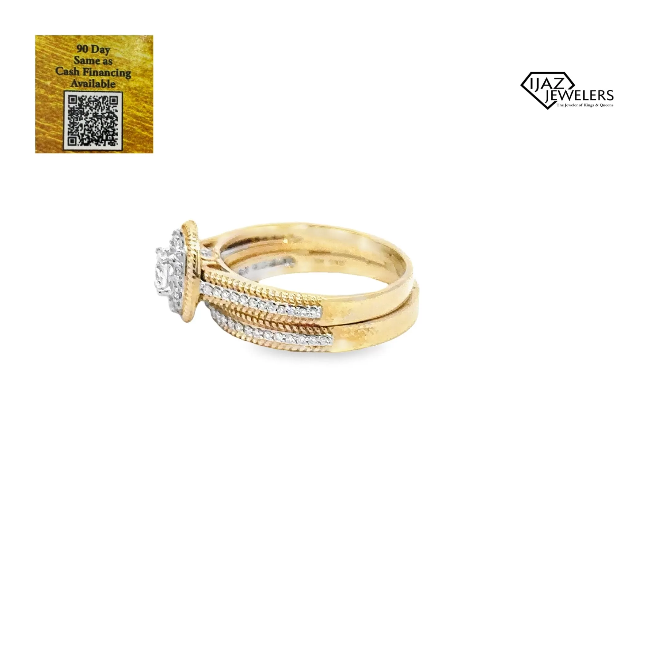 10K Gold 0.70 CTW EGL Certified Diamond Ring