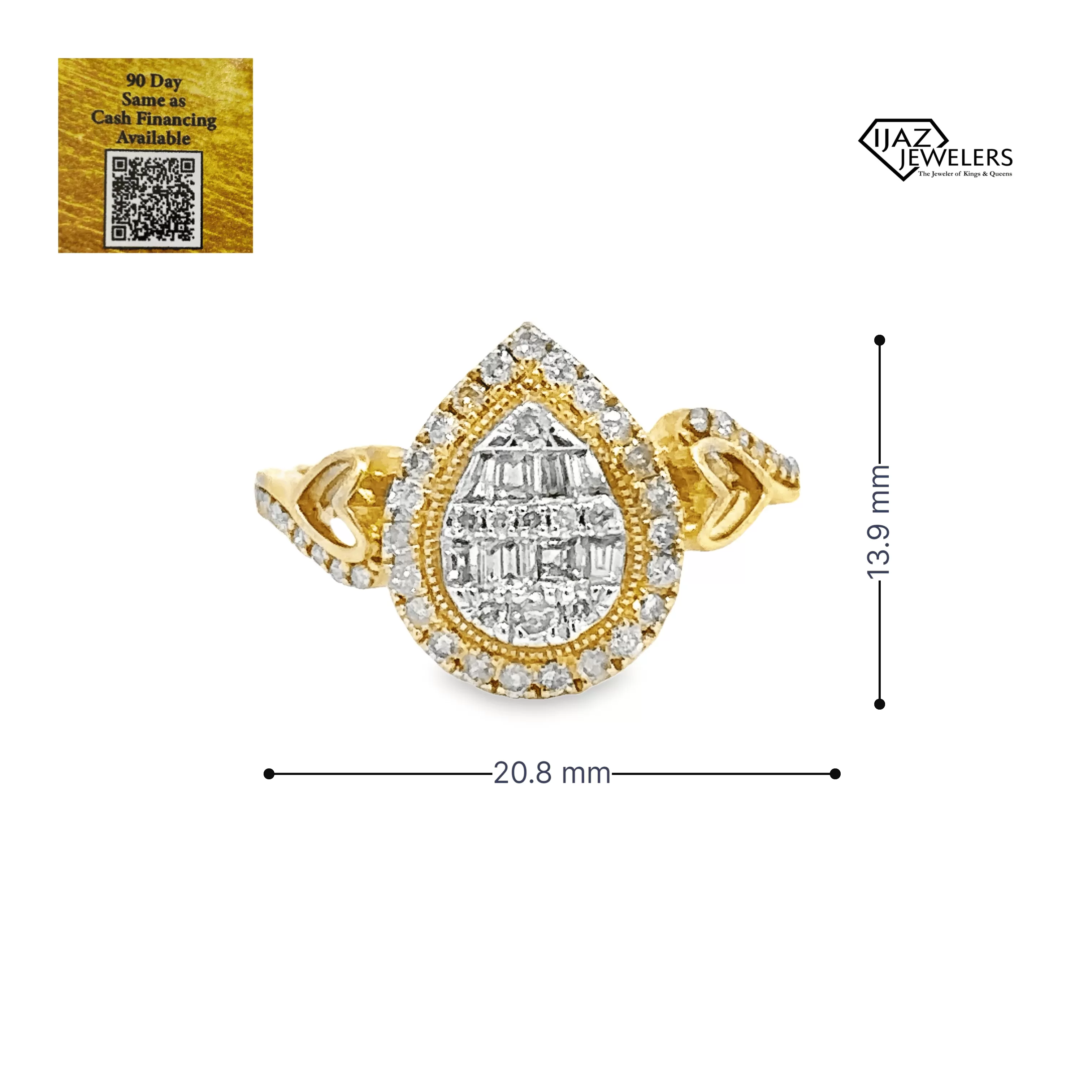 10K Gold 0.73 CTW Diamond Ladies Ring