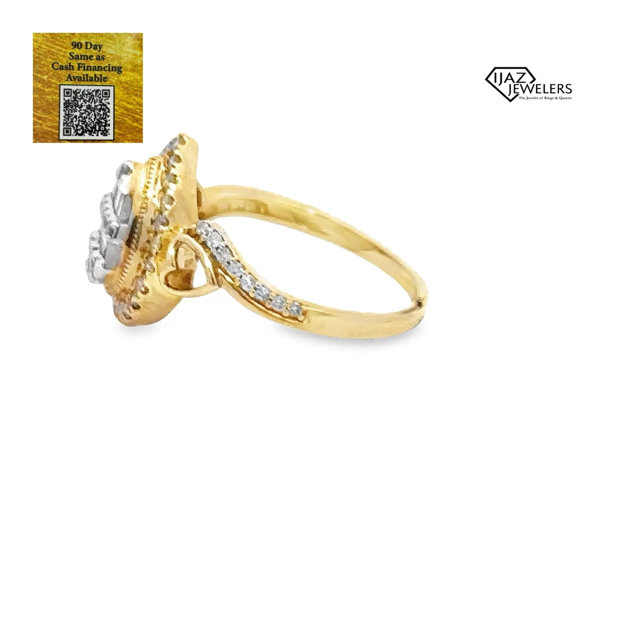 10K Gold 0.73 CTW Diamond Ladies Ring