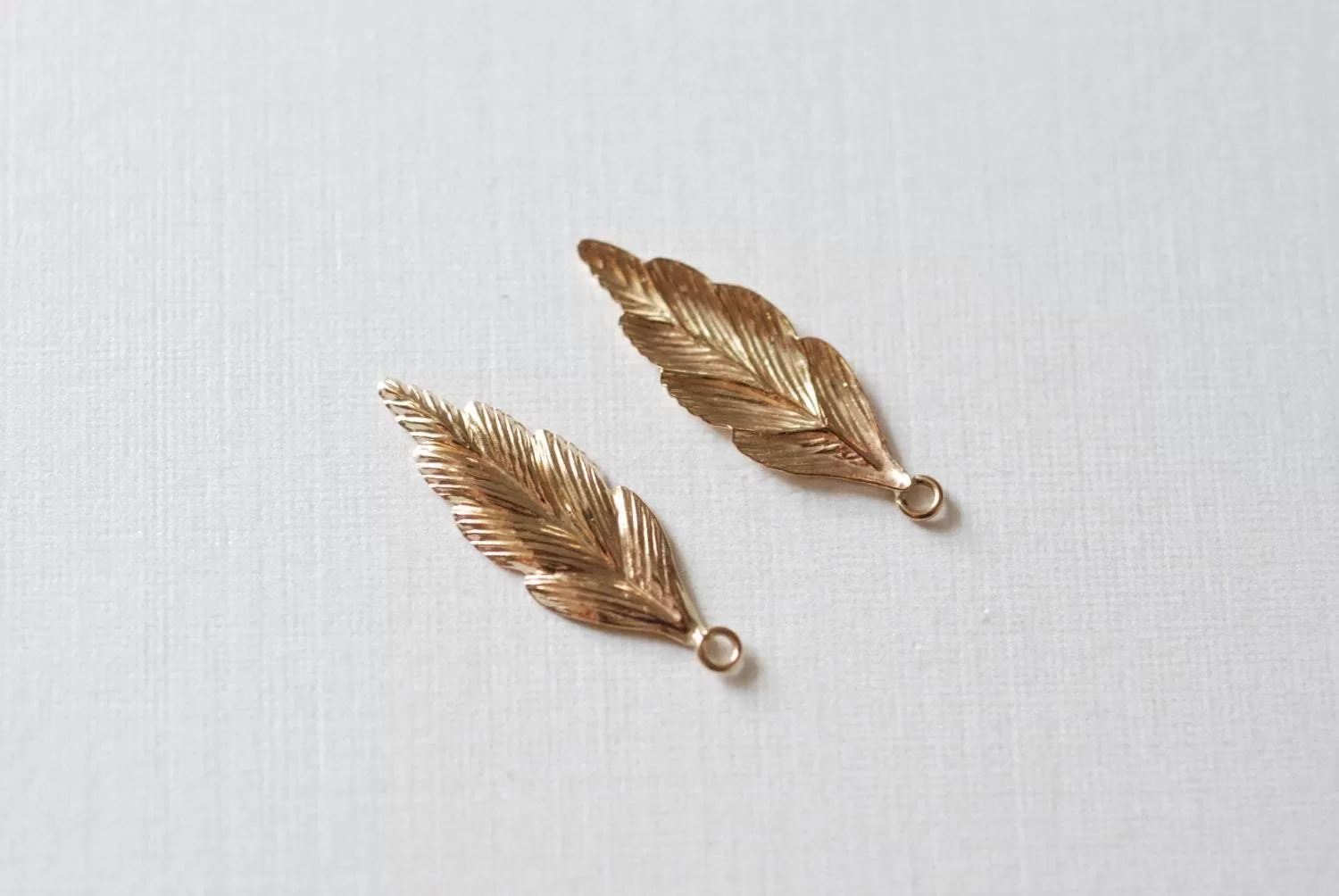 14k Gold Filled 6x21mm LEAF Pendants Charms Blanks Drops Dangles, Gold Filled Leaves, Gold Leaf, Gold Fill Leaf, Gold Nature Leaves Leaf Petal