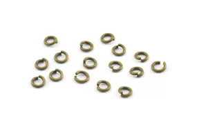 3mm Jump Rings - 500 Antique Brass Jump Rings (3mm) A0374