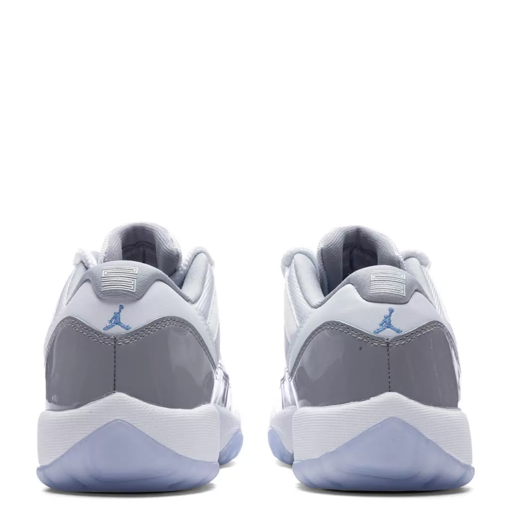 Air Jordan 11 Retro Low Cement Grey (GS) - White/University Blue/Cement Grey