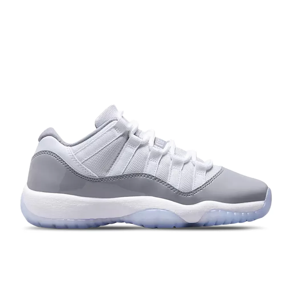 Air Jordan 11 Retro Low Cement Grey (GS) - White/University Blue/Cement Grey