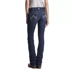 Ariat Mid Rise Straight Leg Icon Ocean Jean