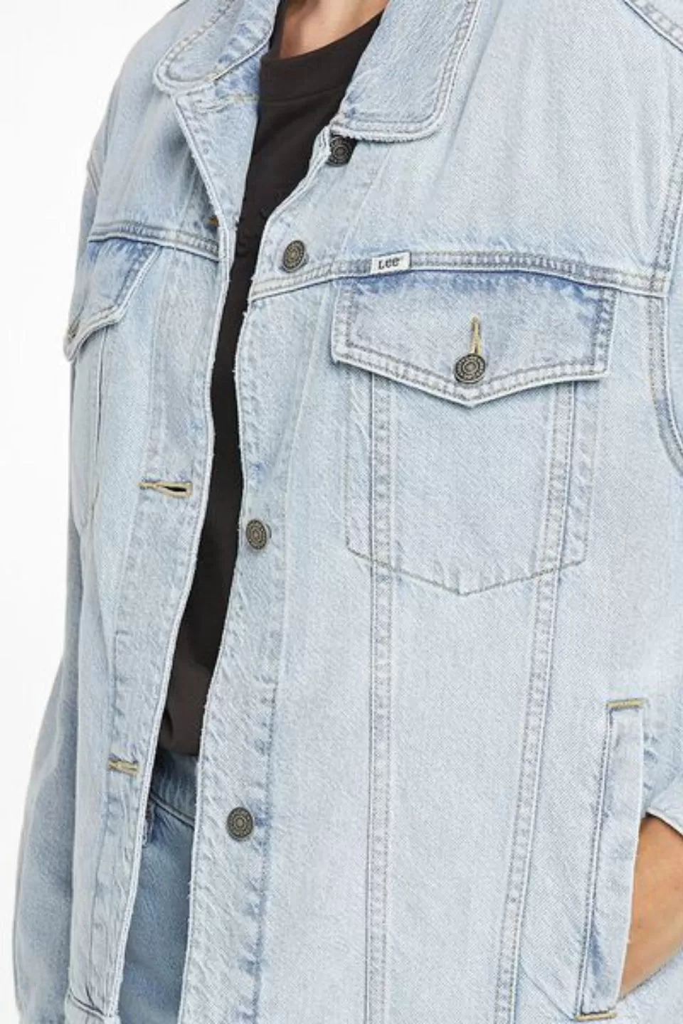 Baggy Oversized Civil Blue Eco Denim Jacket