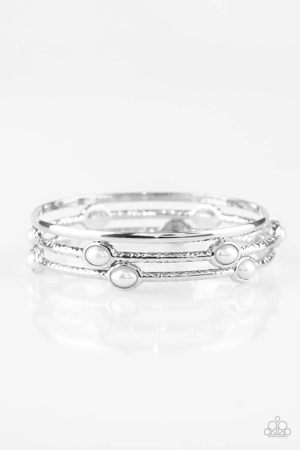 Bangle Belle - White Bracelet