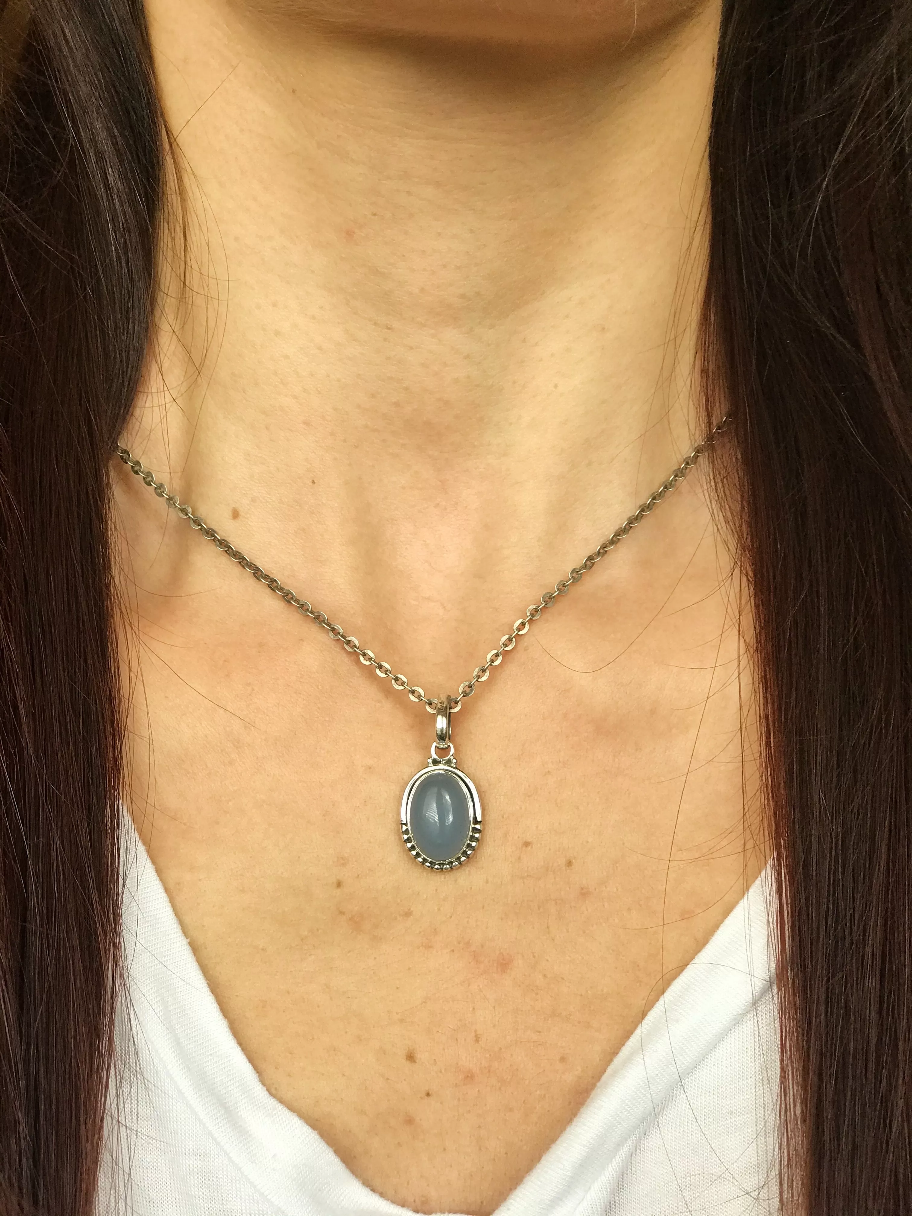 Blue & Green Chalcedony Gala Pendant