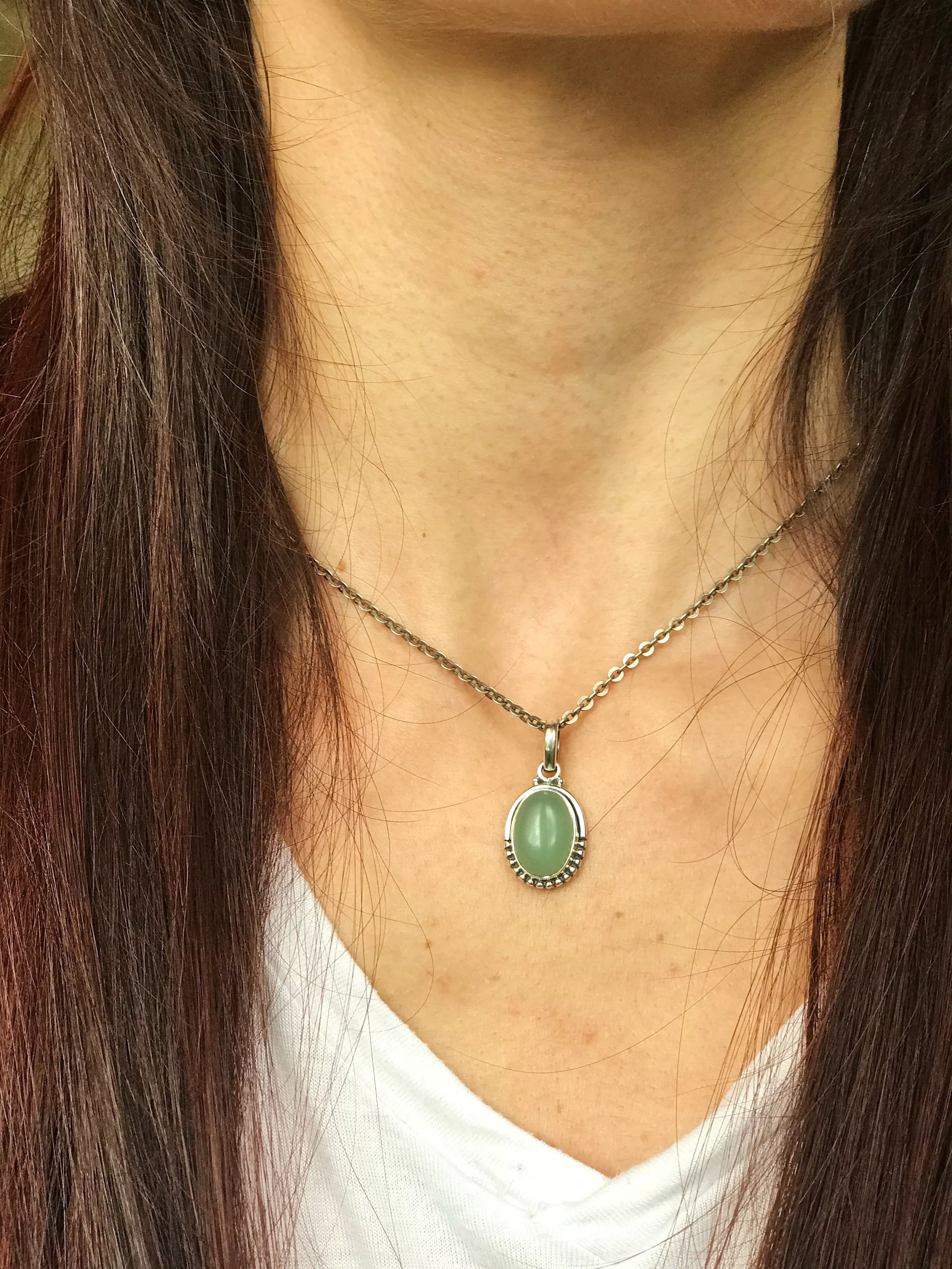 Blue & Green Chalcedony Gala Pendant