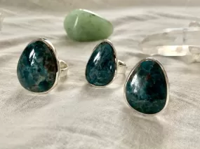 Blue Apatite Naevia Rings - Freeform