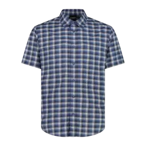 CMP Camicia fantasia check maniche corte trekking Uomo