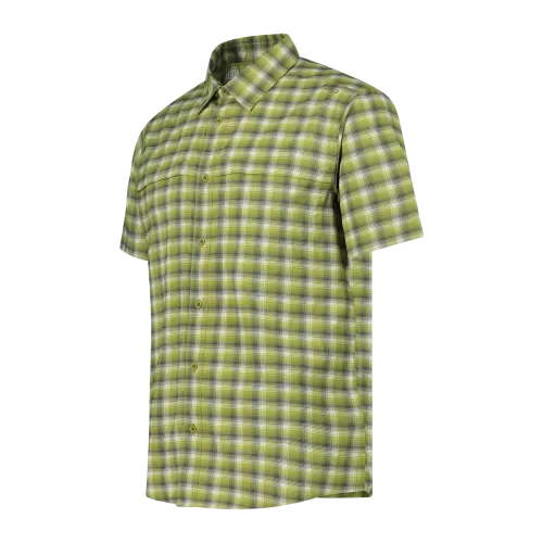 CMP Camicia fantasia check maniche corte trekking Uomo