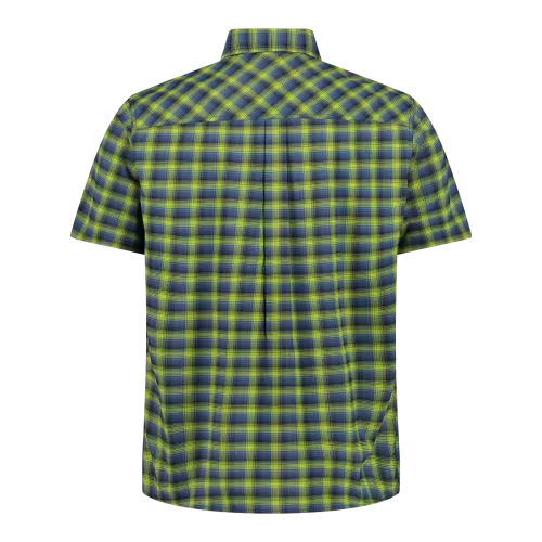 CMP Camicia fantasia check maniche corte trekking Uomo