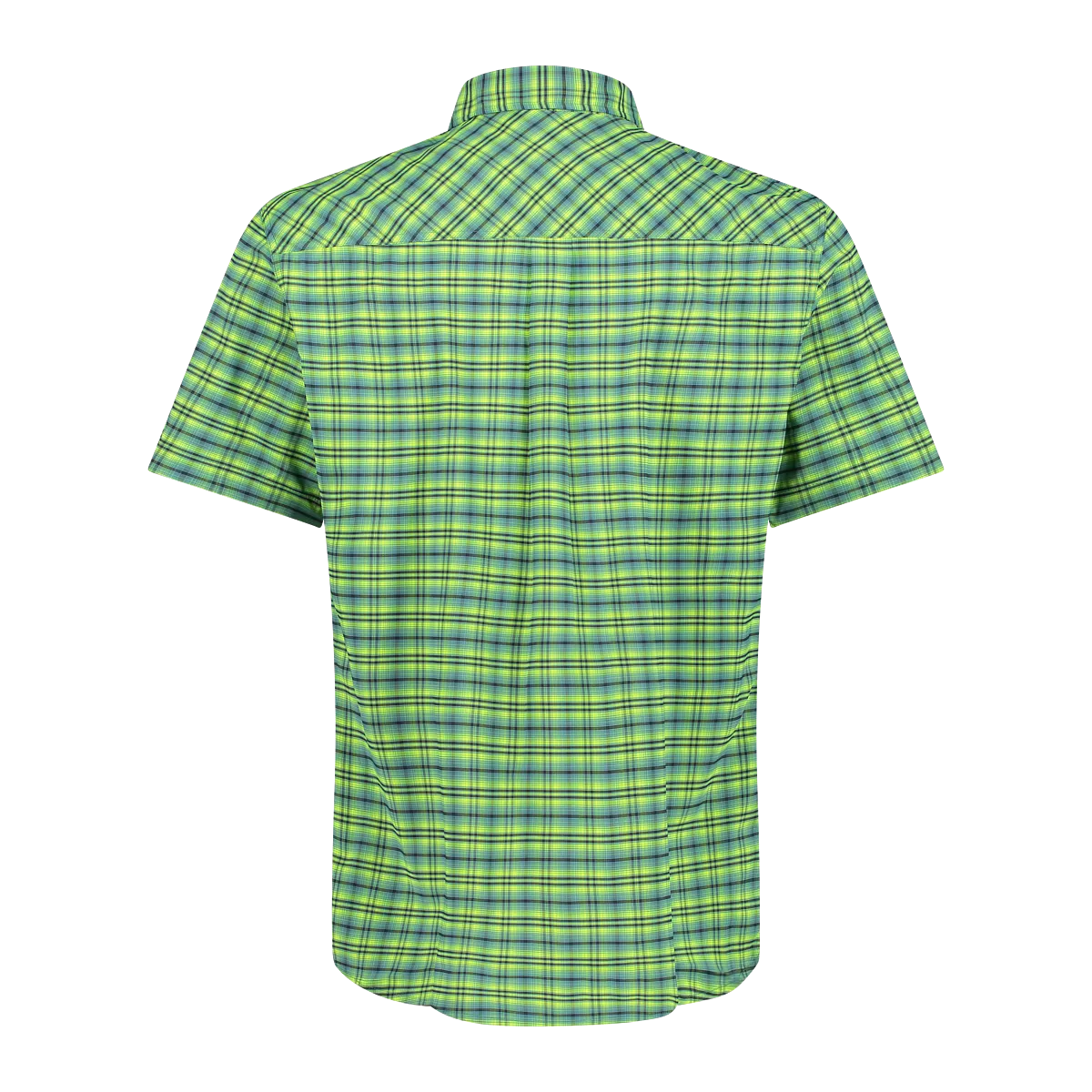 CMP Camicia fantasia check maniche corte trekking Uomo