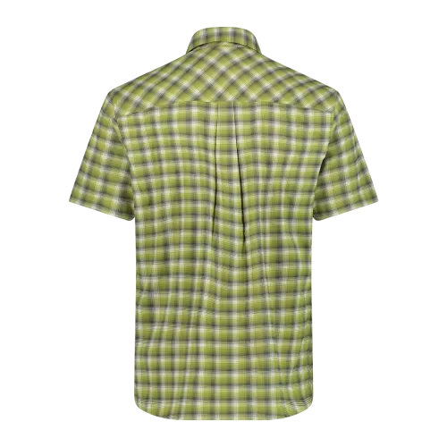 CMP Camicia fantasia check maniche corte trekking Uomo