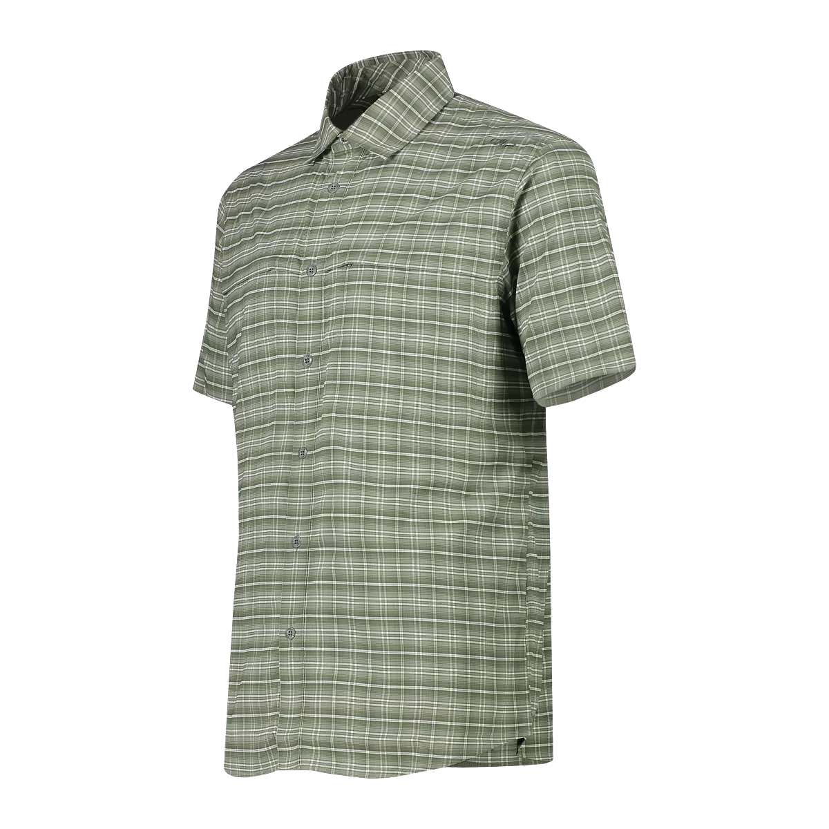 CMP Camicia fantasia check maniche corte trekking Uomo