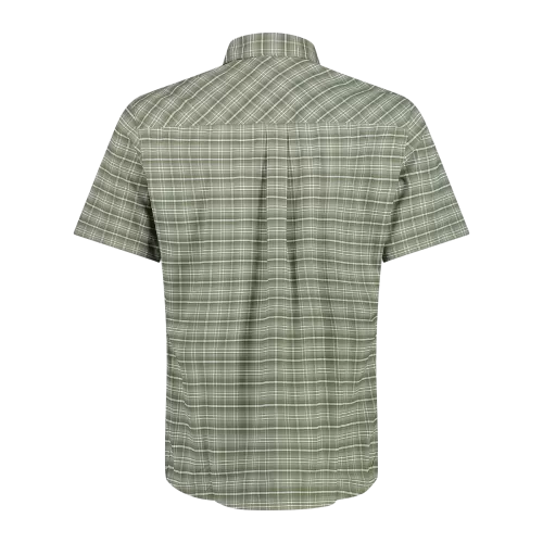 CMP Camicia fantasia check maniche corte trekking Uomo