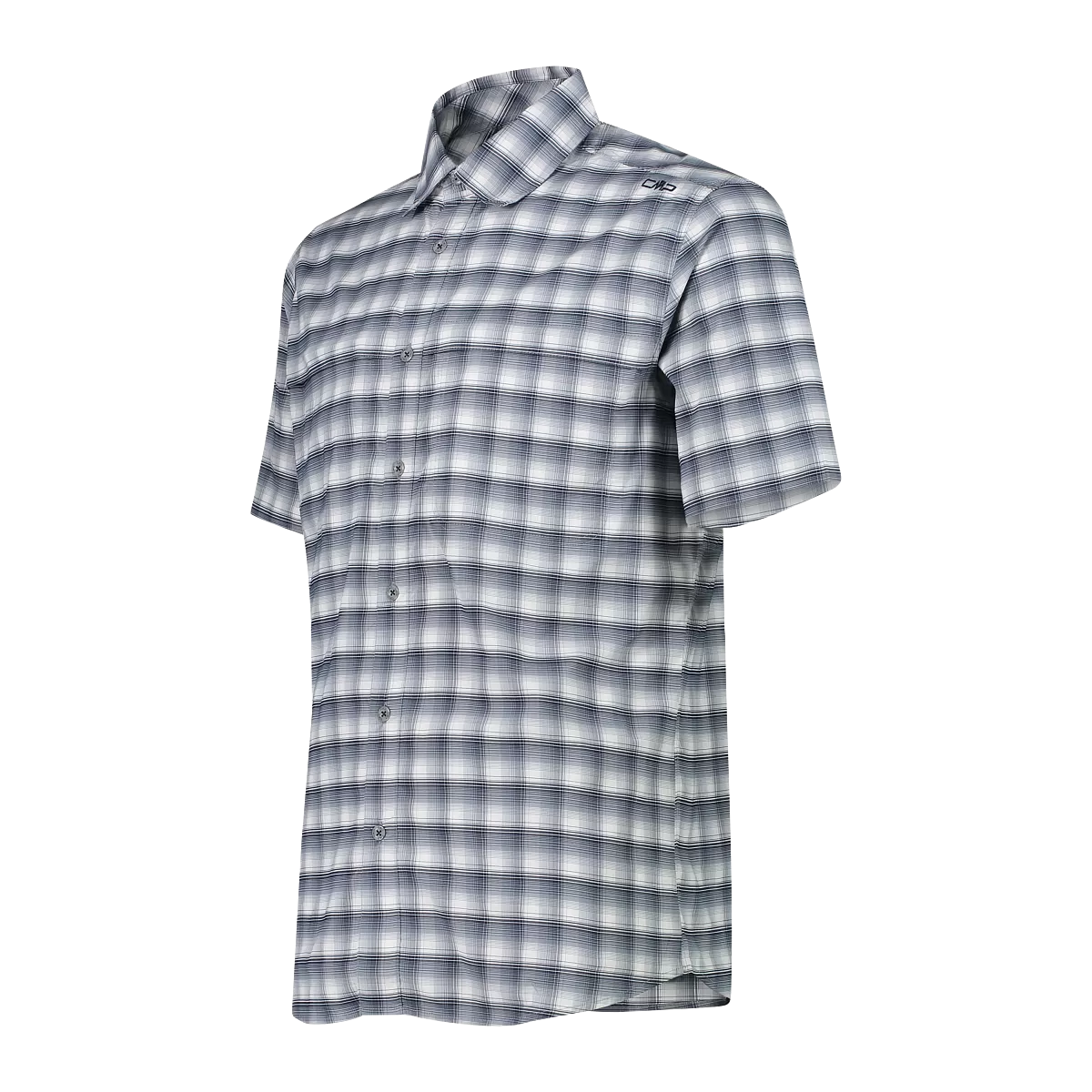 CMP Camicia fantasia check maniche corte trekking Uomo