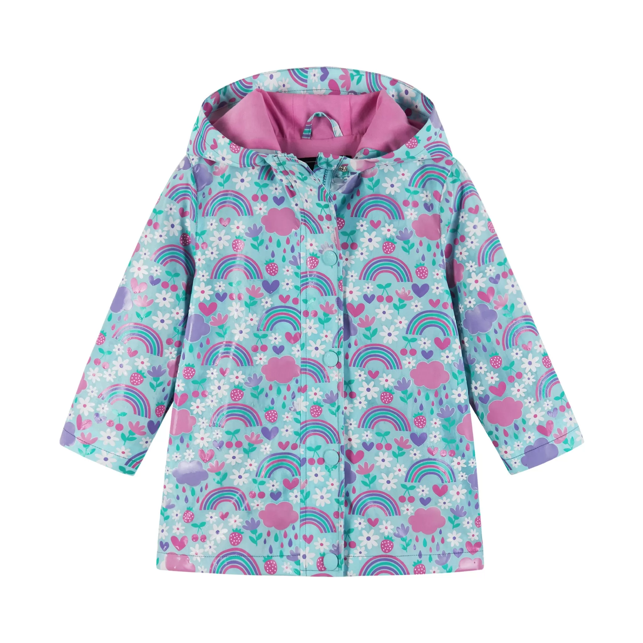 Color Changing Raincoat | Aqua Rainbows