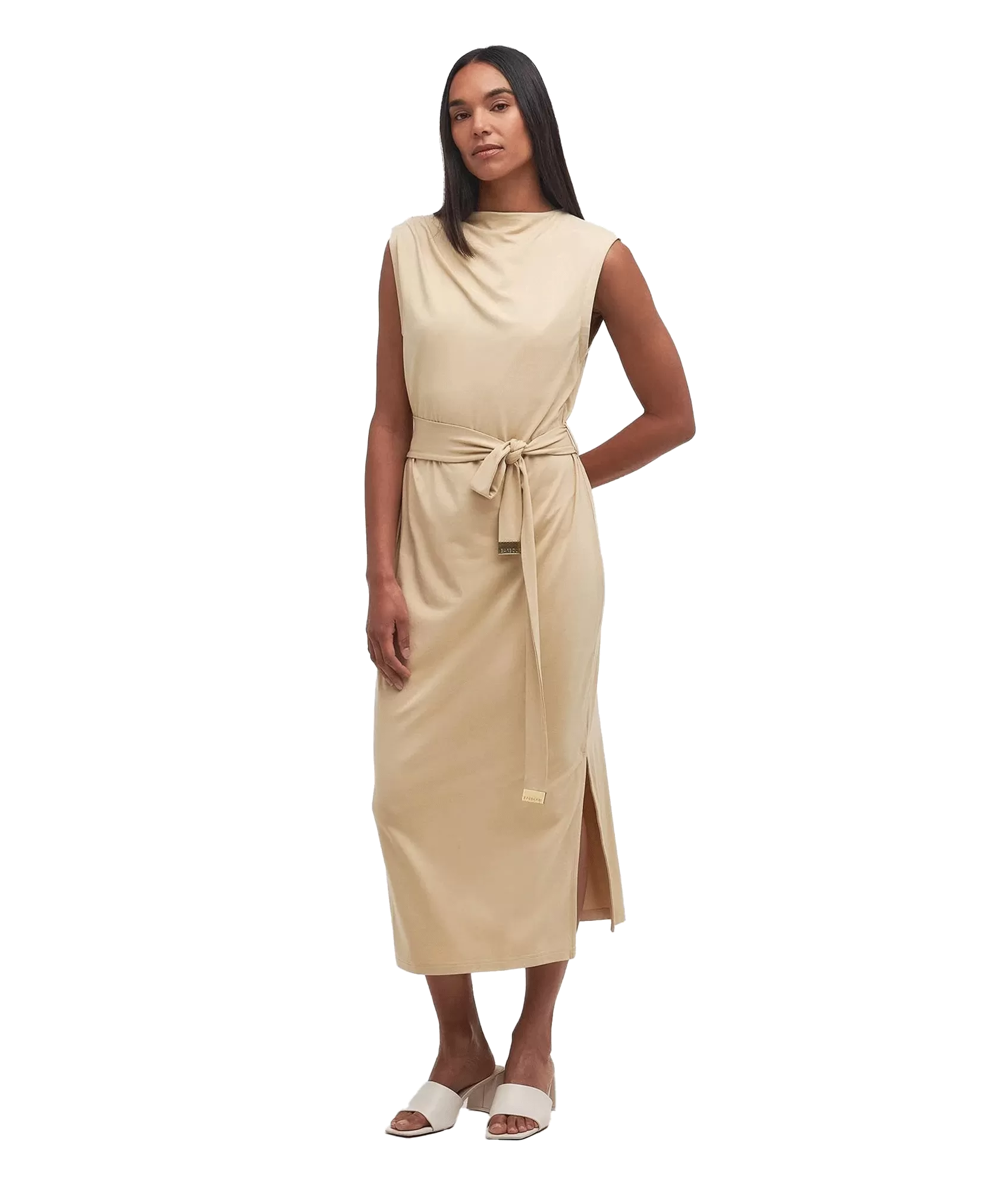 Courtney Midi Dress - Beige