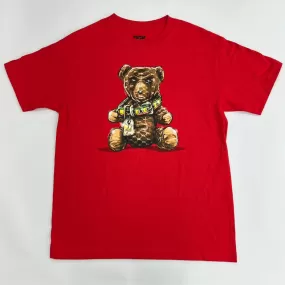 DGK Luxury Bear Graphic T-Shirt - RED