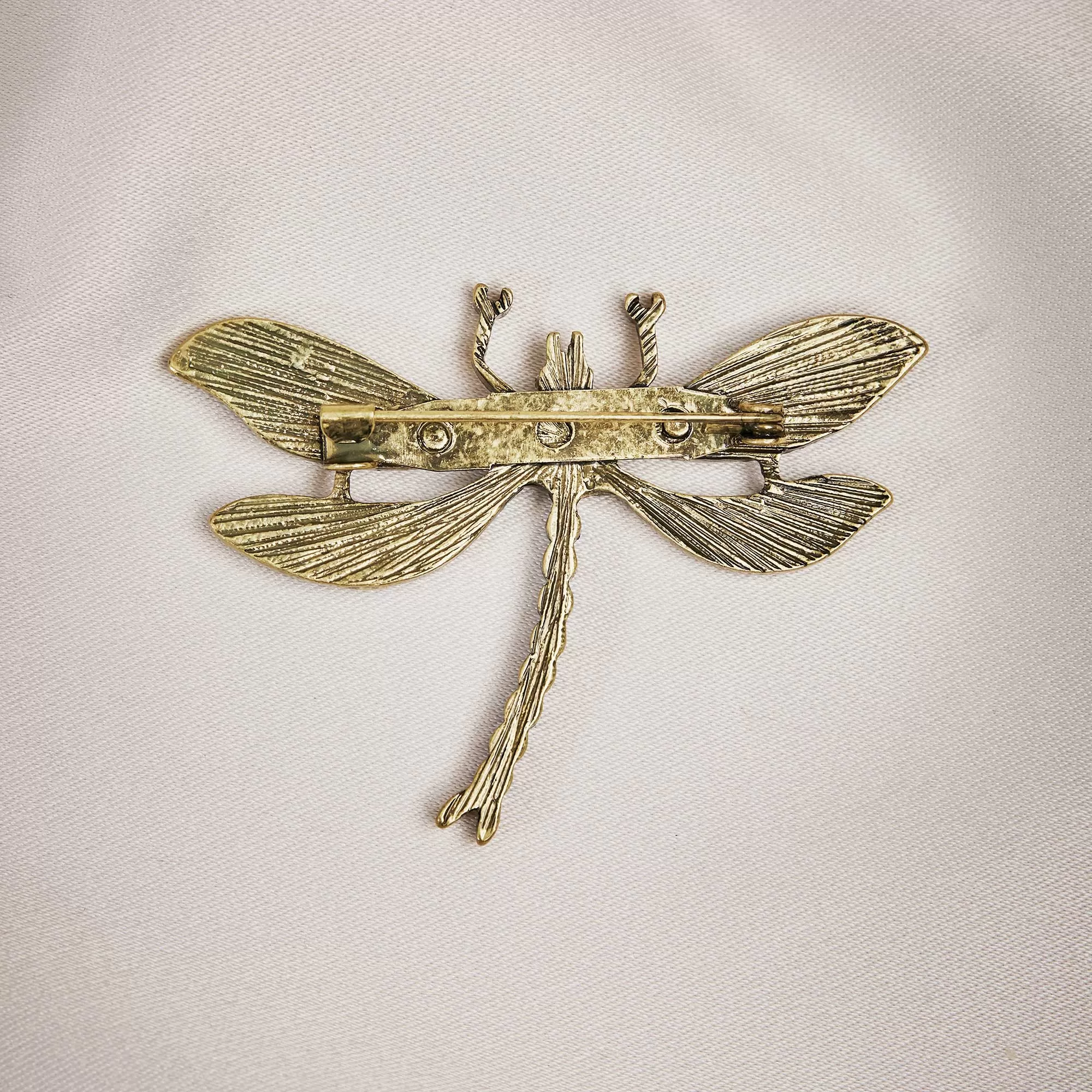 Dragonfly Brooch Duck Egg Green