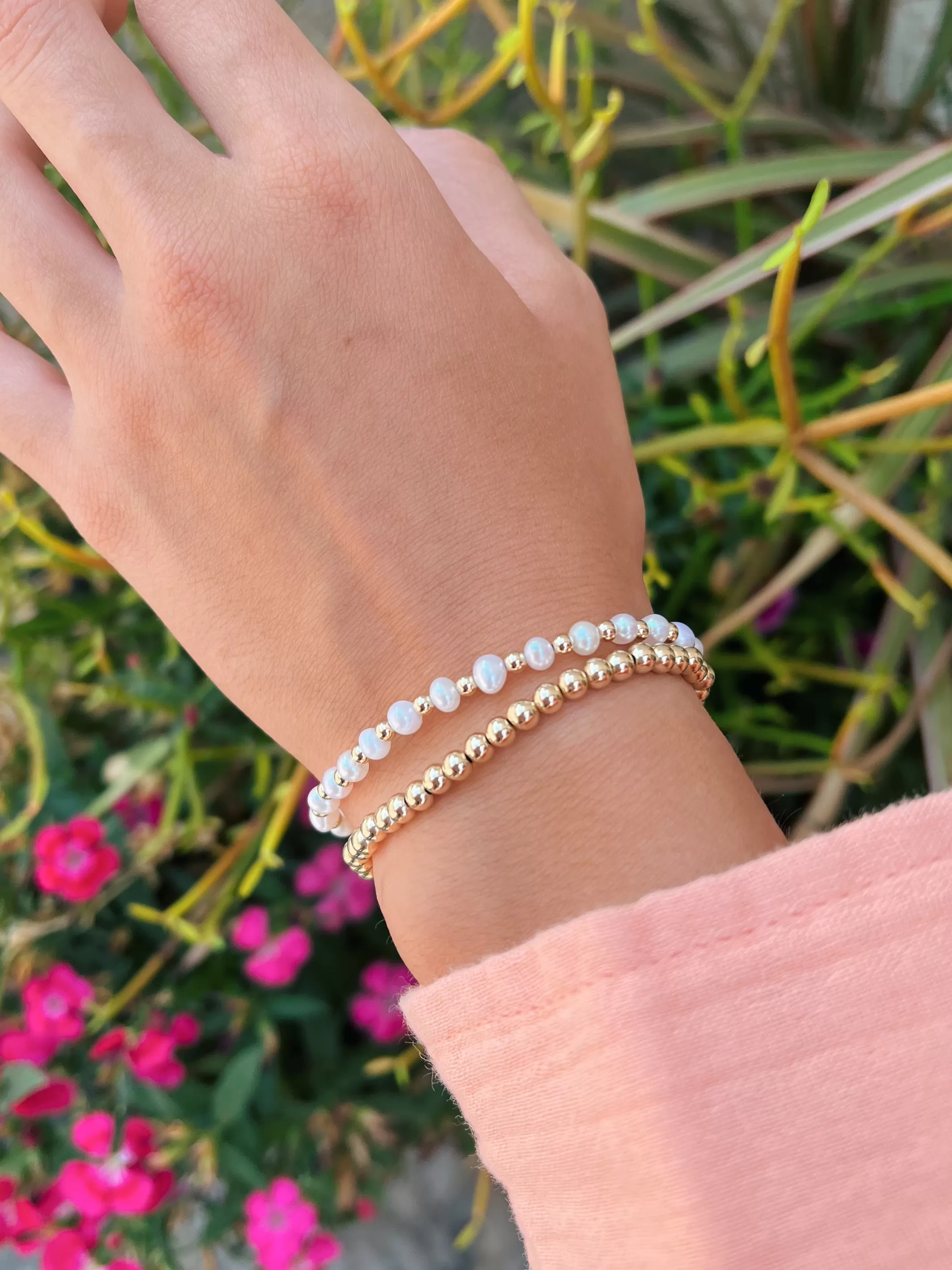 Emma Pearl Stretch Bracelet