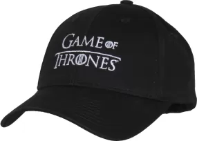 Game Of Thrones Black Baseball Cap