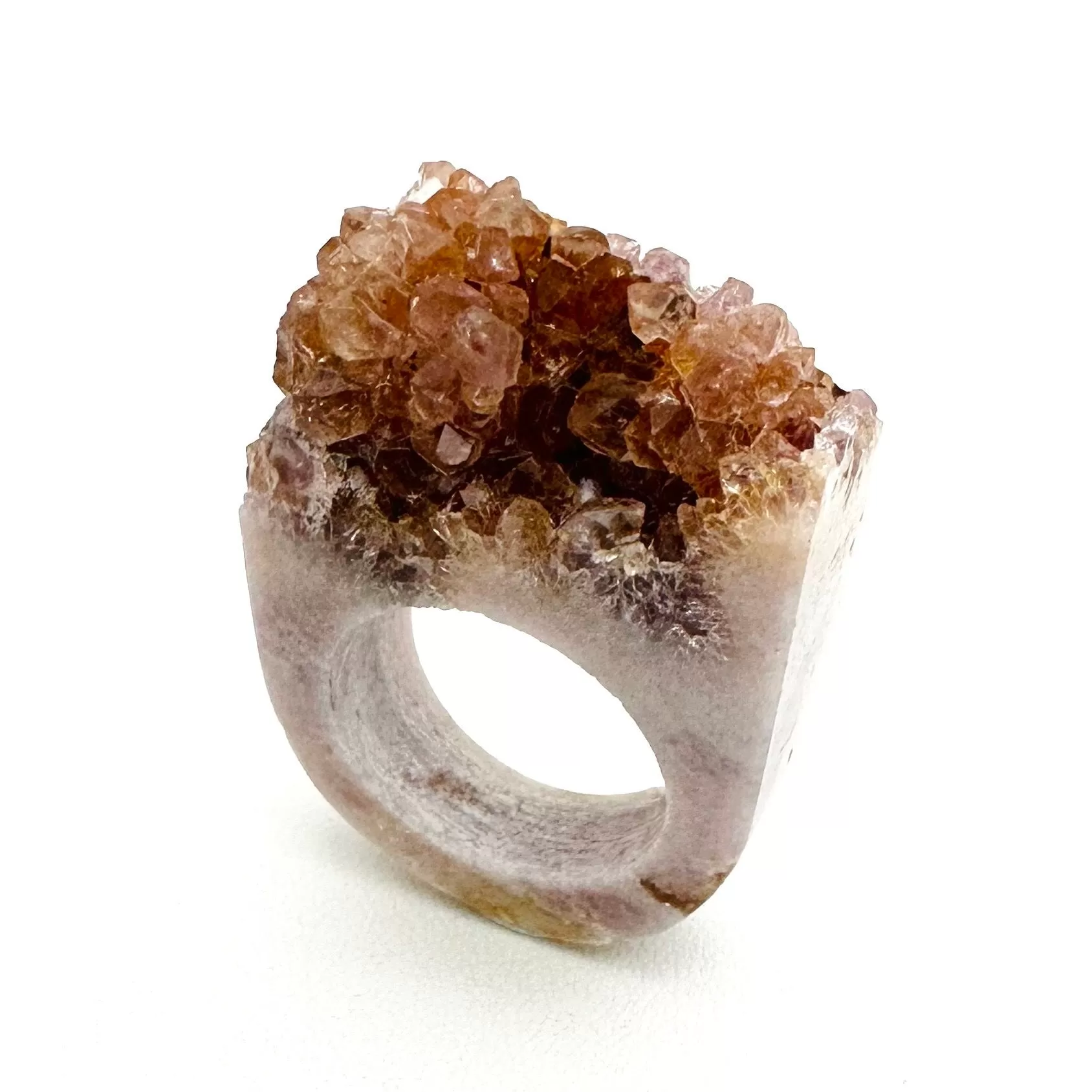 GemFire Ring - Pink Amethyst