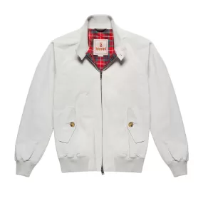 Giubbino Uomo Baracuta G9 Harrington Grigio Chiaro