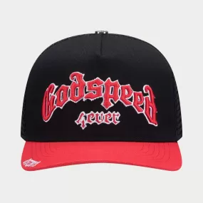 GODSPEED GS FOREVER TRUCKER HAT BACK/RED/WHITE