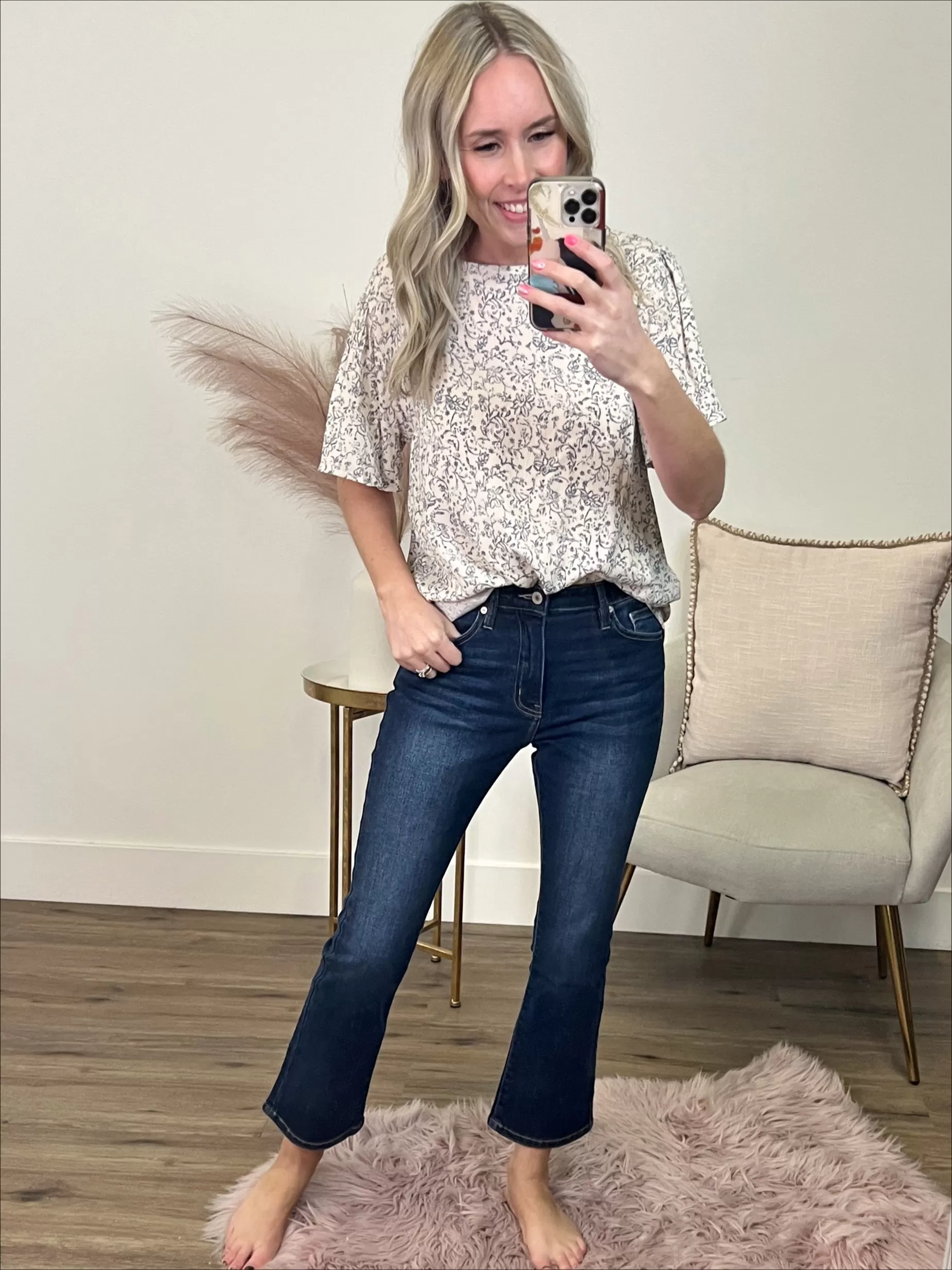 KanCan Heather Kick Flare Jeans