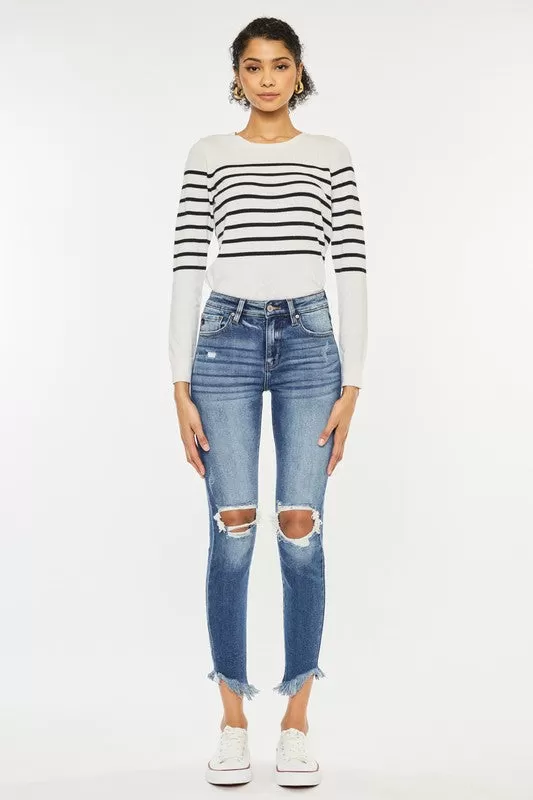 KanCan High Rise Ankle Skinny Jeans