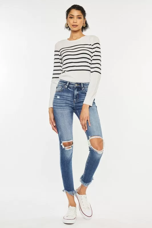 KanCan High Rise Ankle Skinny Jeans