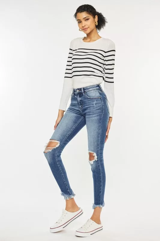 KanCan High Rise Ankle Skinny Jeans