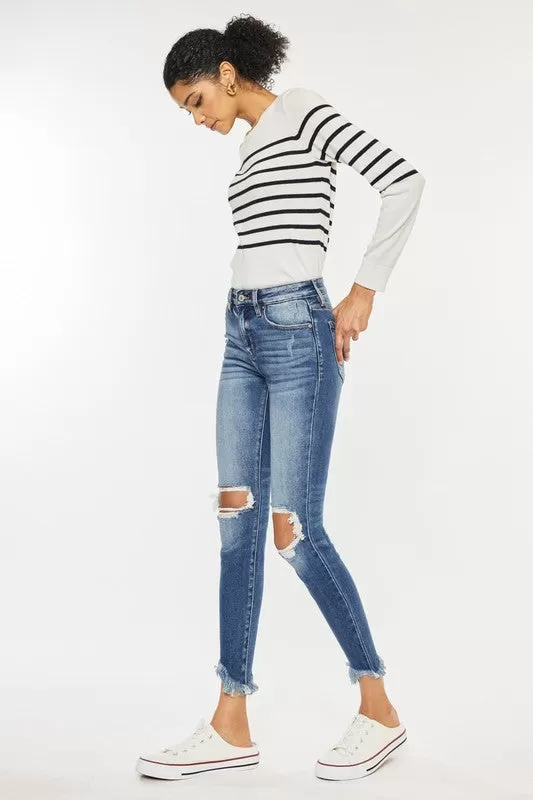 KanCan High Rise Ankle Skinny Jeans