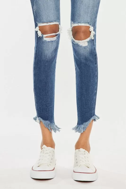 KanCan High Rise Ankle Skinny Jeans