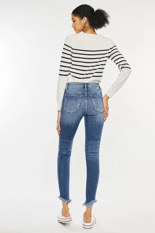 KanCan High Rise Ankle Skinny Jeans