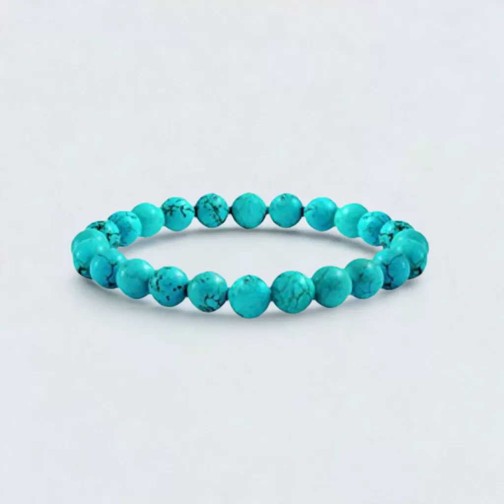 Lila Beaded Turquoise Bracelet