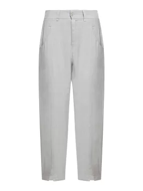 linen blend trousers