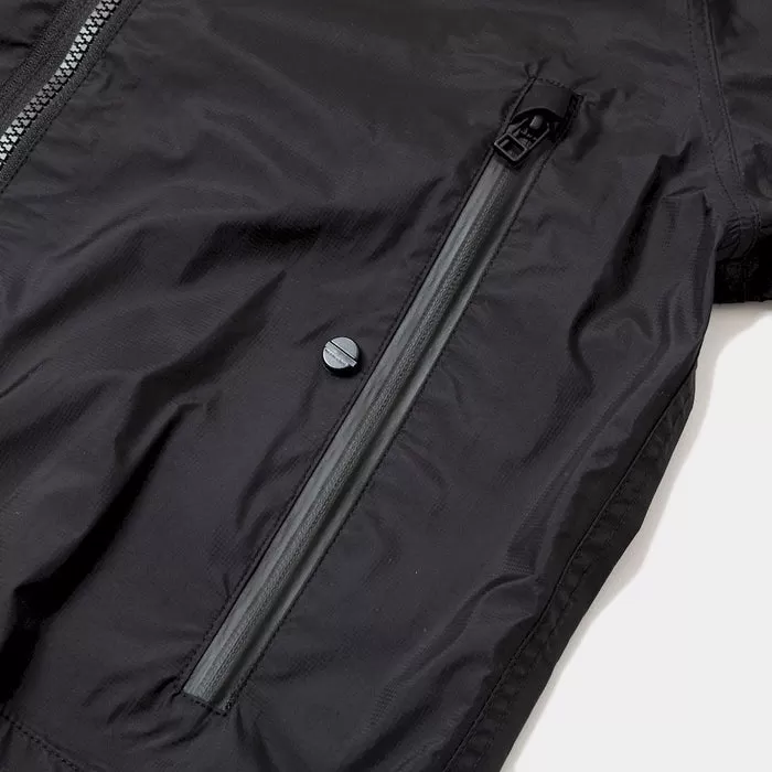 MEANSWHILE AIR CICULATION SYSTEM RAIN JACKET-BLACK