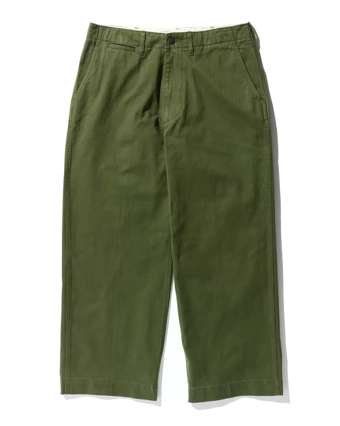 Military Herringbone Trousers