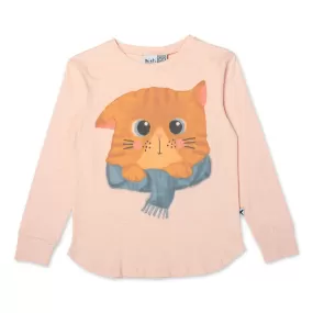 Minti Cosy Cat Tee - Apricot