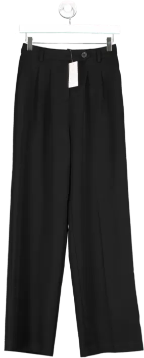 New Look Black Wide Leg Trousers UK 6