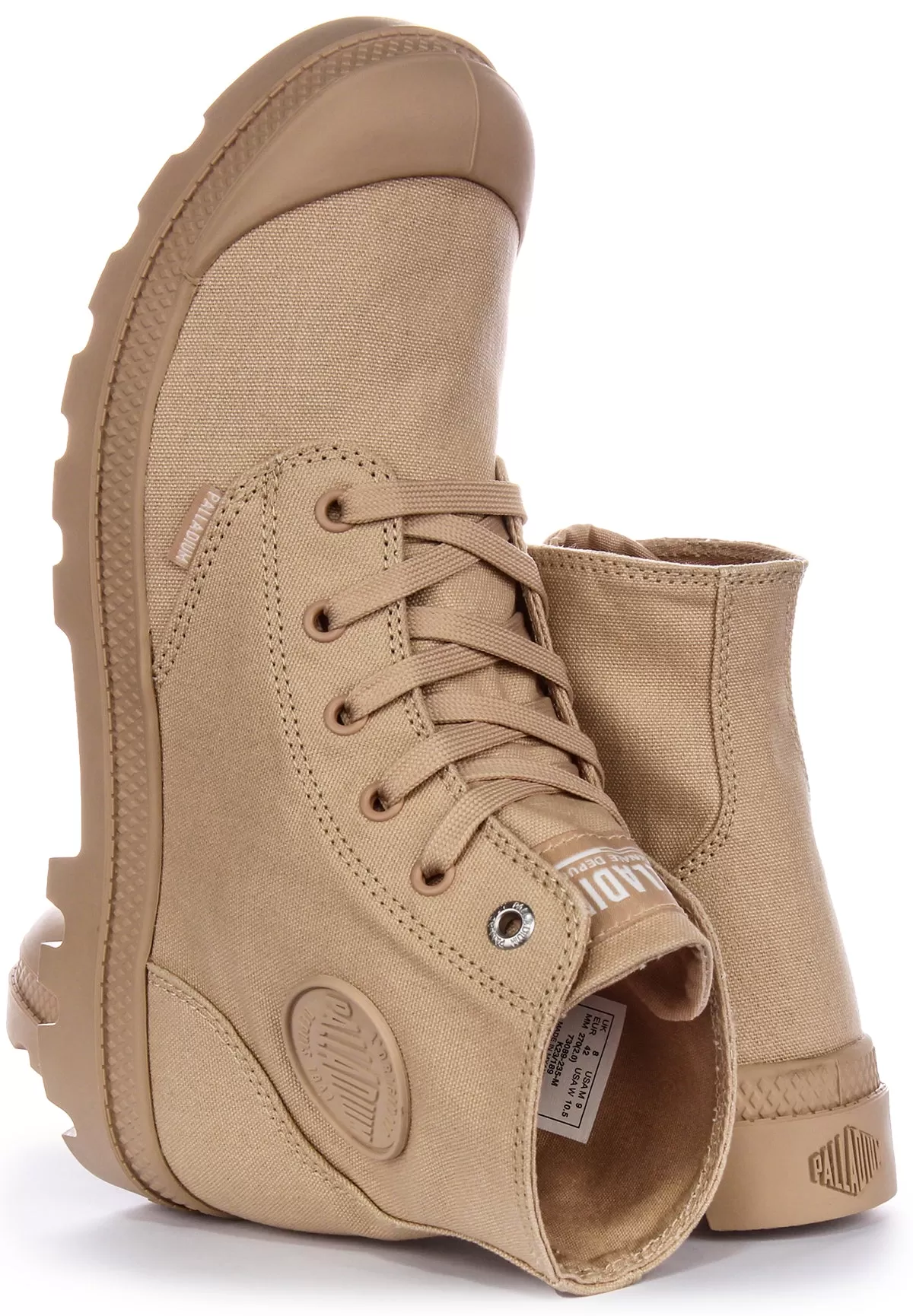 Palladium Mono Chrome In Beige Tan Boots