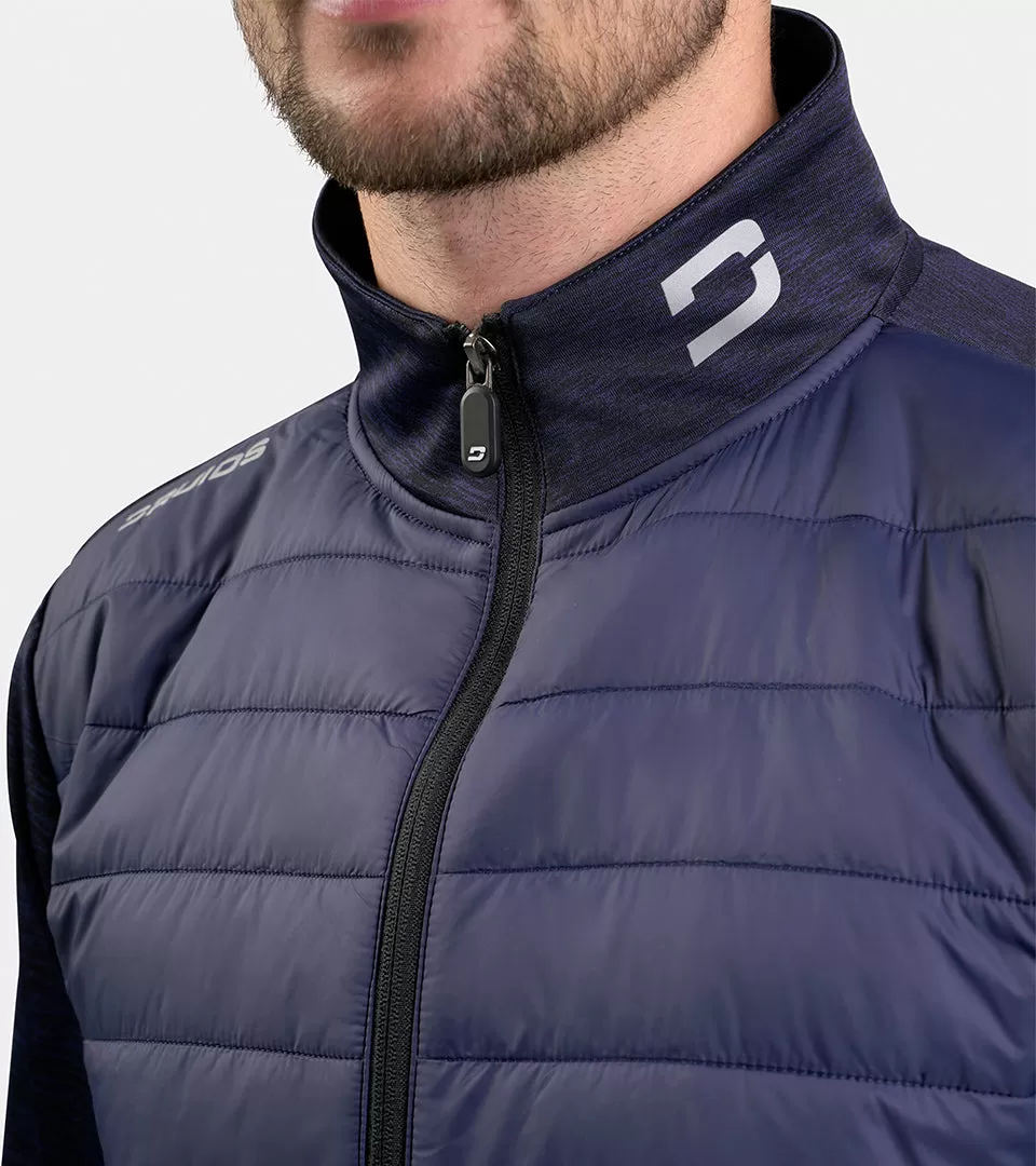 PRO TECH HYBRID MIDLAYER - NAVY