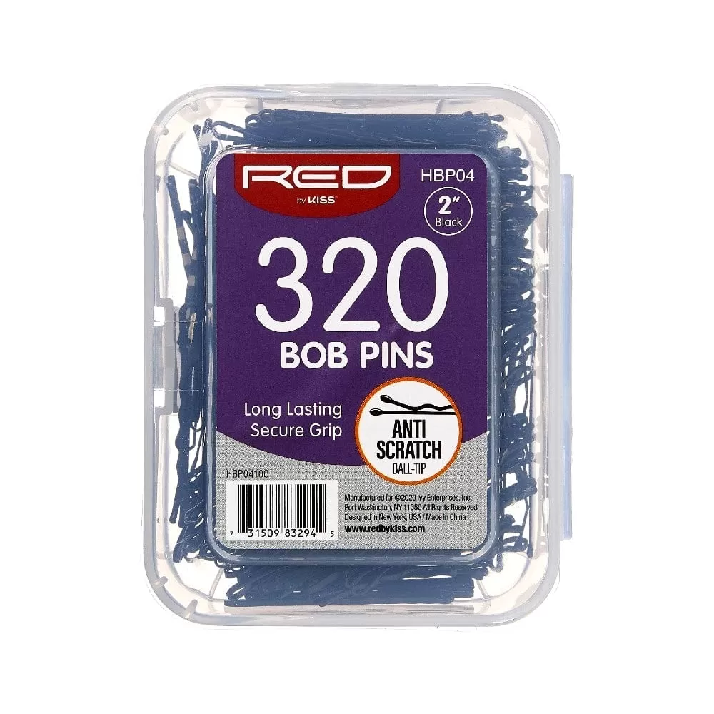 RED BY KISS | Bob Pins 2″ (320pcs) HBP04