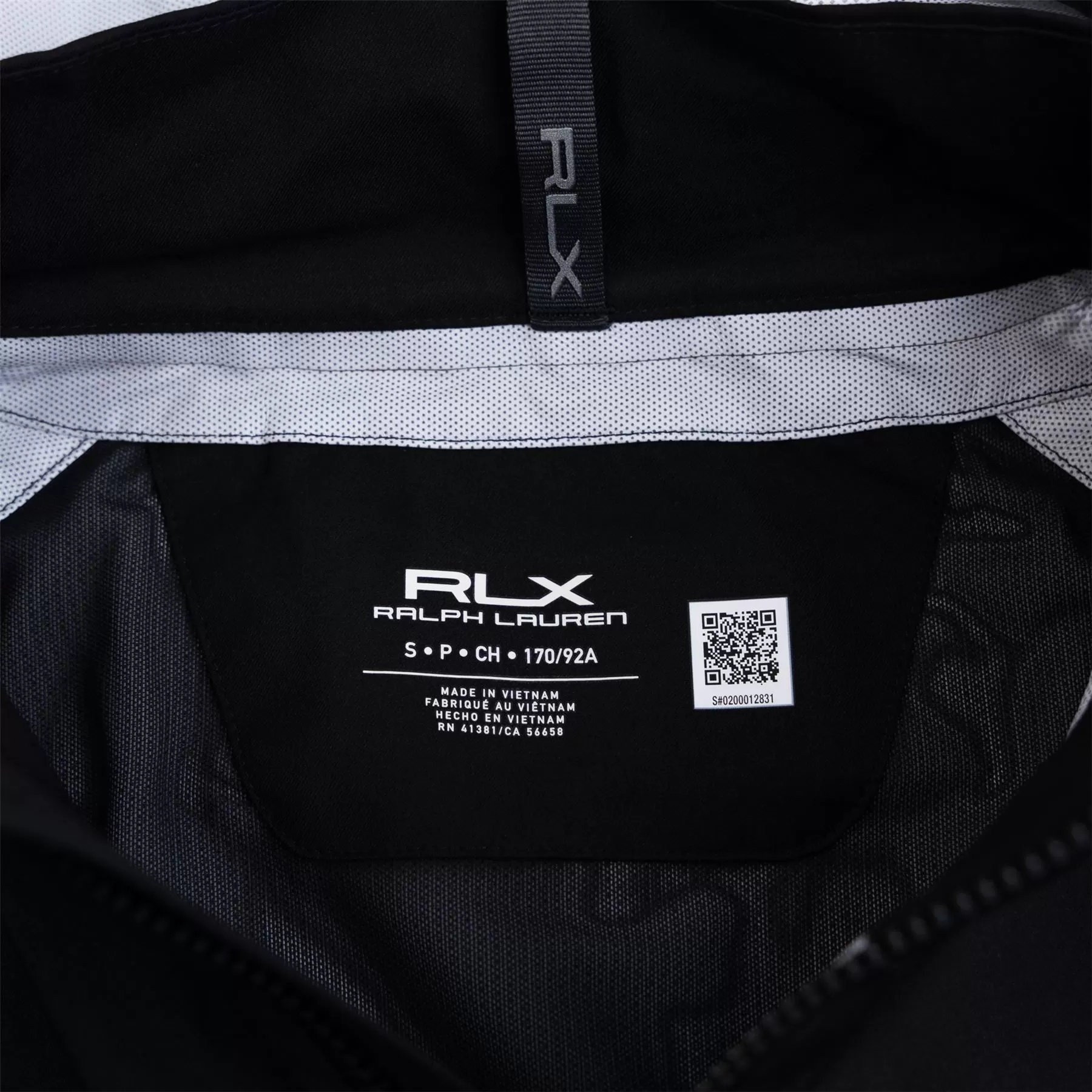 RLX Convertible Deluge Windbreaker Jacket Black - SS24